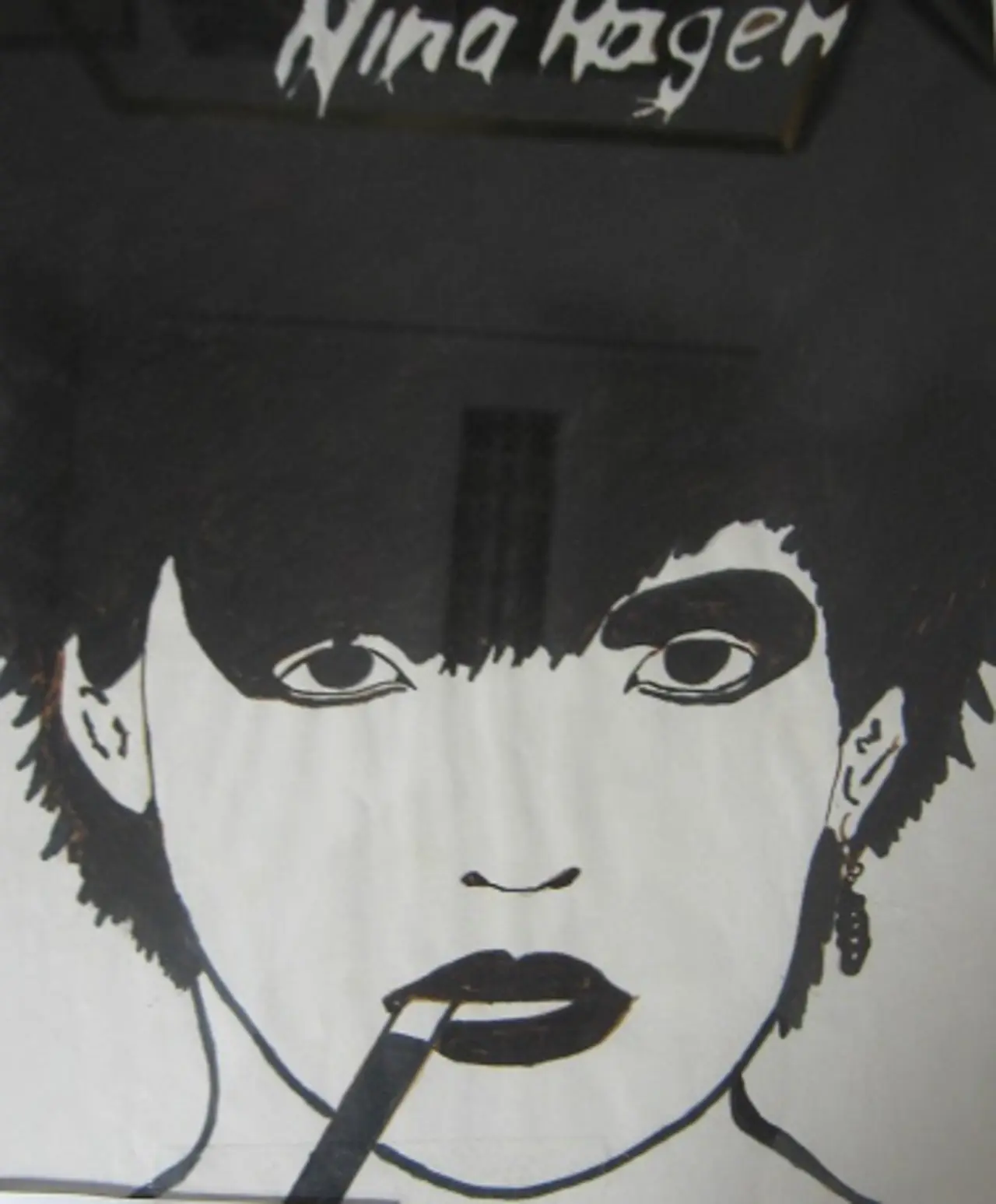 Porträt von Nina Hagen, Künstler: André Timm, Foto. Manuela Pagano